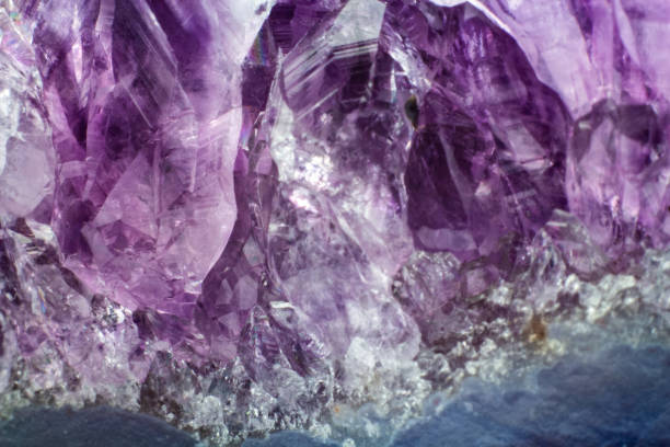 istock Abstract background texture of natural crystal amethyst 1135165095