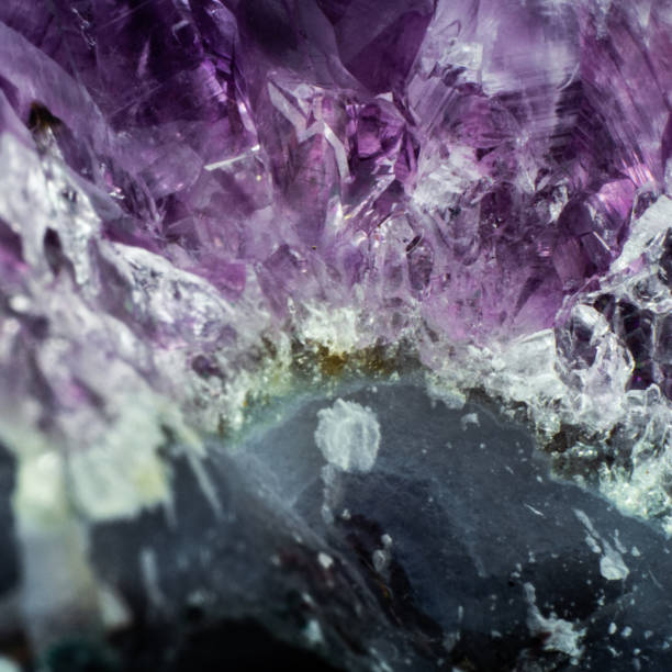 istock Abstract background texture of natural crystal amethyst 1135165335