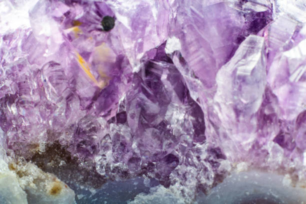 istock Abstract background texture of natural crystal amethyst 1135166500