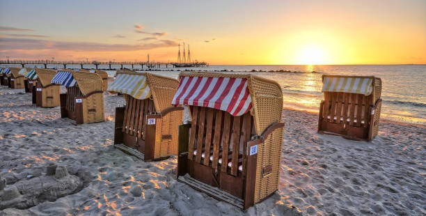 istock Evening atmosphere at sunset on the beach 1135166827