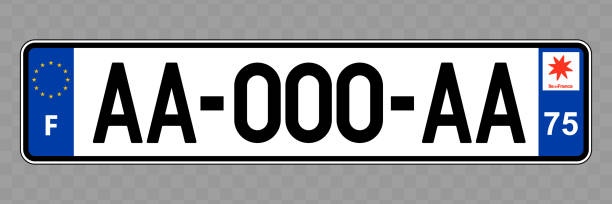 ilustrações, clipart, desenhos animados e ícones de ðñd 1/2 ð 3/4 o ² de 1/2 ñð μ rgb - license plate