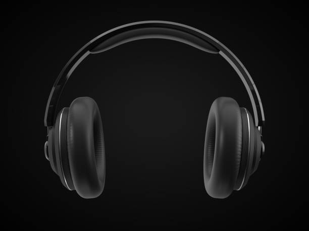 istock wireless headphone with modern design. 3d illustration 1135185414
