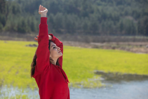 istock Fitness in nature, outdoor yoga practicing 1135189720