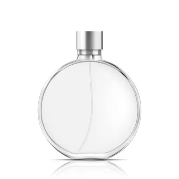 Vector illustration of Perfume bottle isolated
