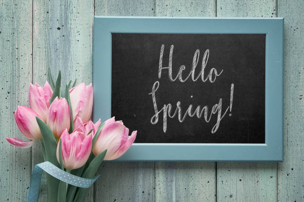 istock Chalk board with text 