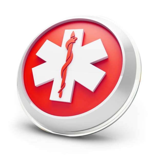 Medical modern symbol, 3D illustration