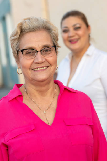 istock Senior woman posing with her mature daughter 1135202636
