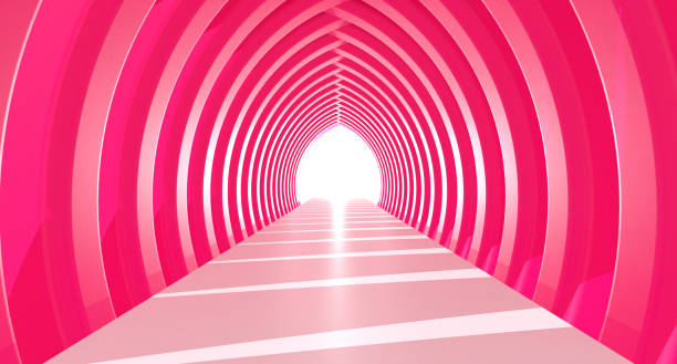 istock Abstract Futuristic Corridor Interior Design. Future concept. 1135204075