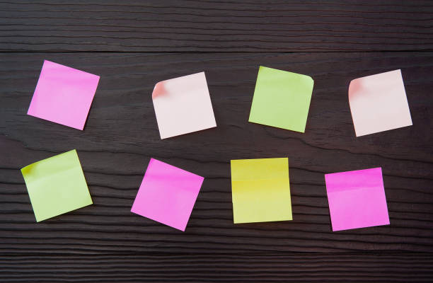 istock Plan a b c on office stickers and blank office stickers 1135208981