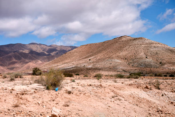 Desert landscape,  Atlas Mountains, Morocco