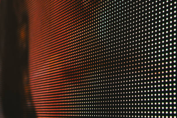 istock Blurred LED screen closeup. Bright abstract background ideal for any design 1135213115