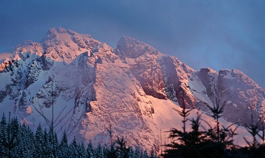Northwest Washington's Olympic Mountains.
Olympic National Forest/SE Zone.
Mount Skokomish Wilderness.
Mt. Washington At Sunrise.