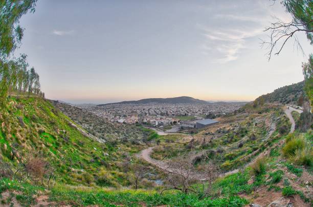 istock Athens Greece city Ano Liosia. High angle view 1135233896