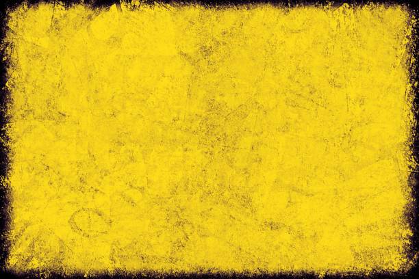 istock Yellow grunge background. Old paint texture 1135240206