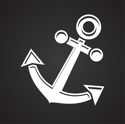 Ship icon on background for graphic and web design. Simple vector sign. Internet concept symbol for website button or mobile app