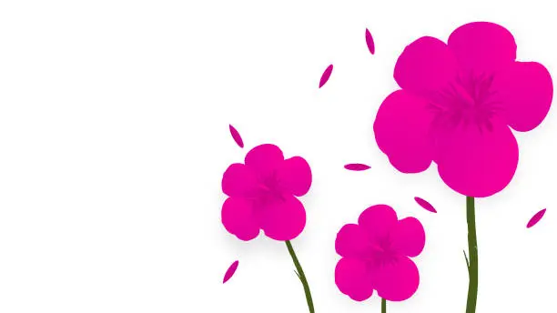 Vector illustration of Flower Background