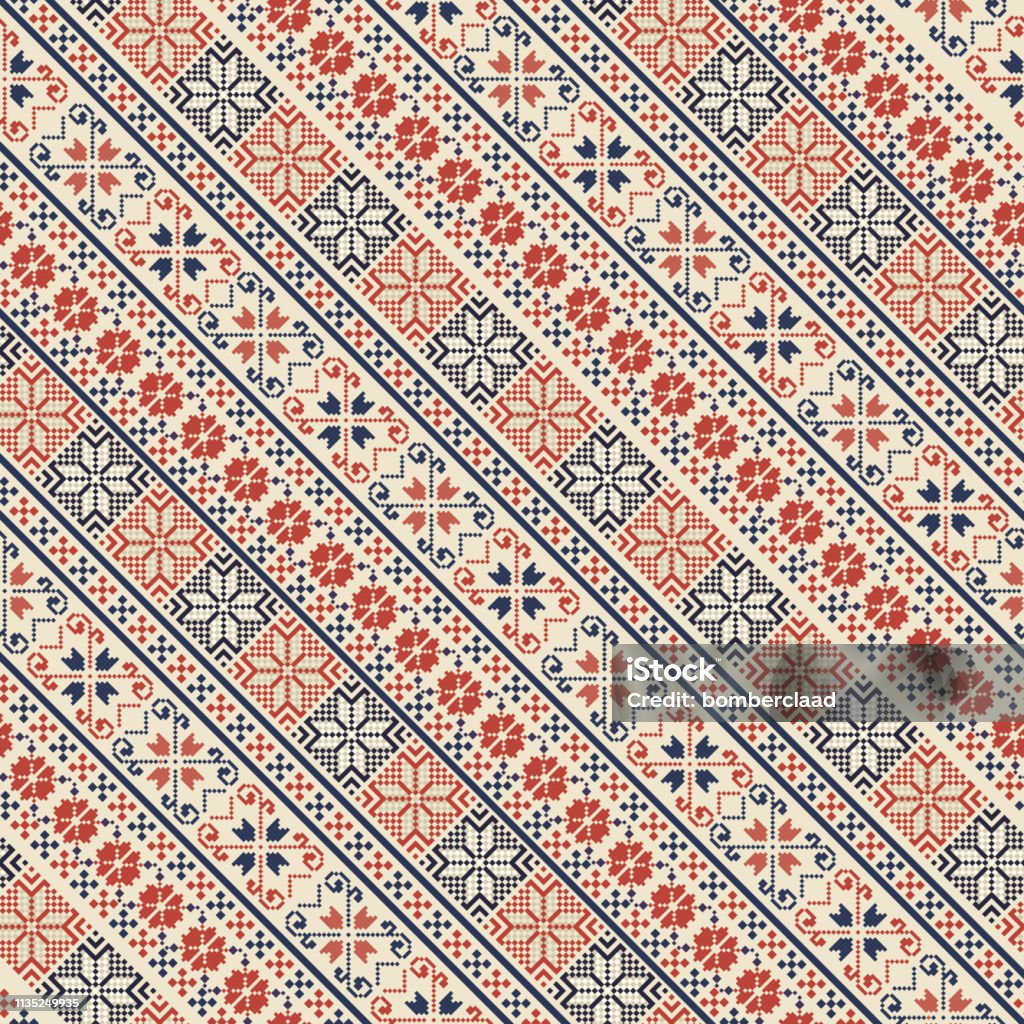 Palestina Pattern Palestinian Embroidery Pattern Stock Illustration - Download Image Now ...