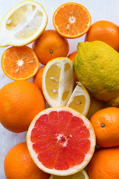 istock many sliced citrus fruits are on the table 1135249972