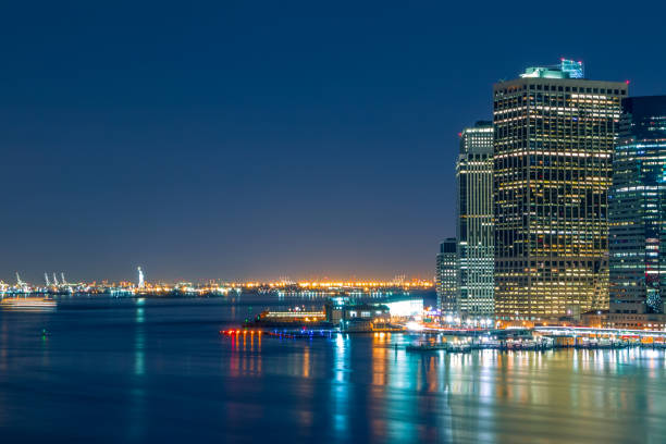 istock Night Lights of Manhattan Waterfront 1135252514