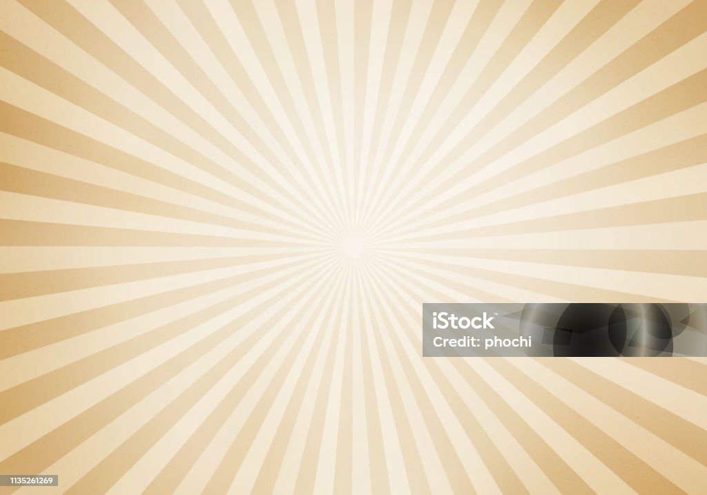 Retro Style Sunburst And Rays Comic Cartoon Background Abstract Vintage  Grunge With Sunlight Stock Illustration - Download Image Now - iStock
