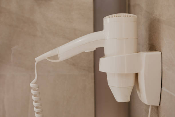 istock A modern electric hairdryer on the hotel wall - Image 1135267308