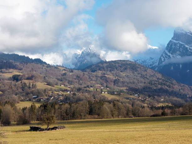 istock Giffre Valley, during a snowless winter 1135269676