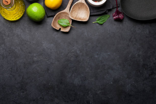 istock Cooking utensils and spices 1135270004