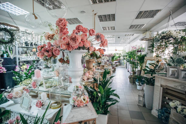 istock Beautiful flower shop 1135281885