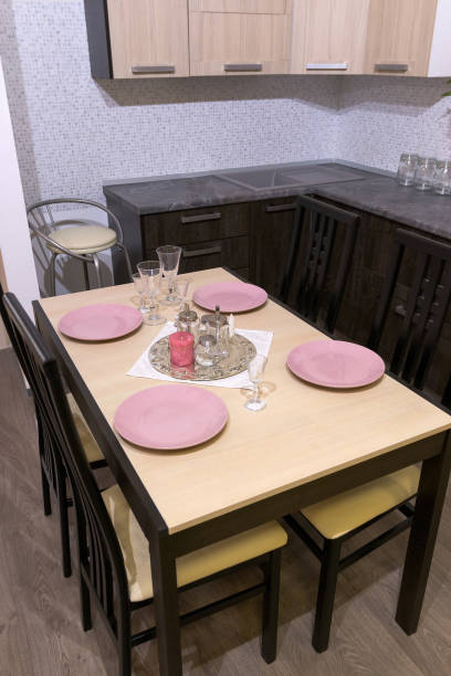 istock furniture kitchen chairs, tables, cabinets, sink, stove 1135282112