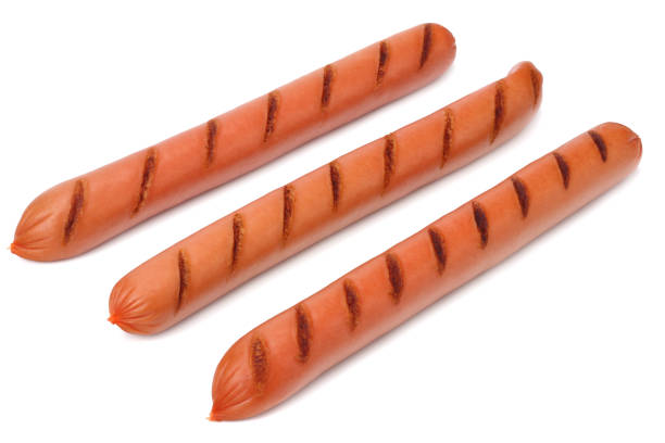 istock grilled sausages isolated on a white background 1135284416