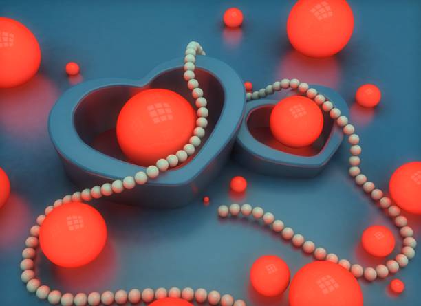 istock 3D illustration for lovers. Glamor and beauty. 1135286107