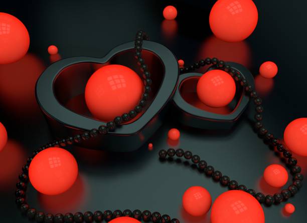 istock 3D illustration for lovers. Glamor and beauty. 1135286153