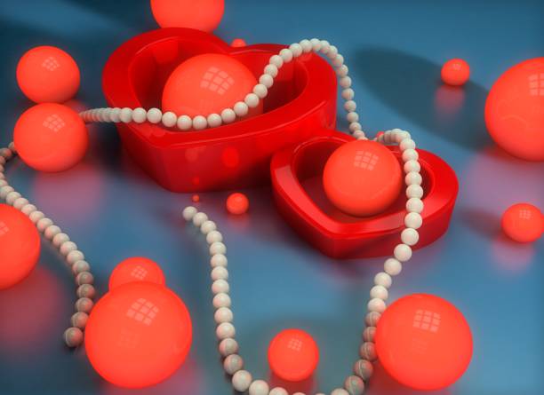 istock 3D illustration for lovers. Glamor and beauty. 1135286171