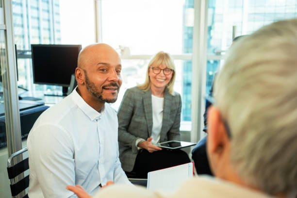 istock Business is built on successful business collaboration 1135289129