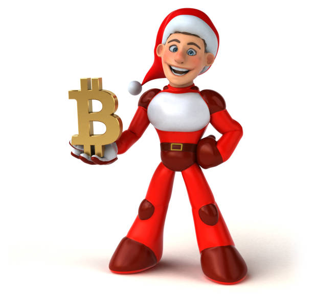 istock Fun Super Santa Claus - 3D Illustration 1135291060