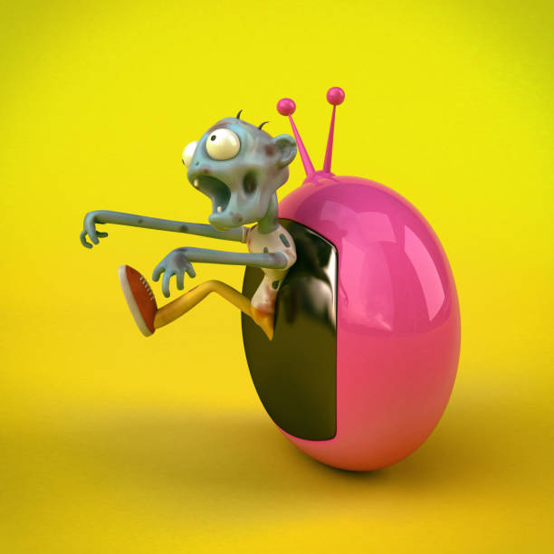 istock Zombie and media - 3D Illustration 1135291113