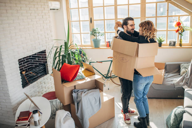istock Couple sharing love in new home 1135294209