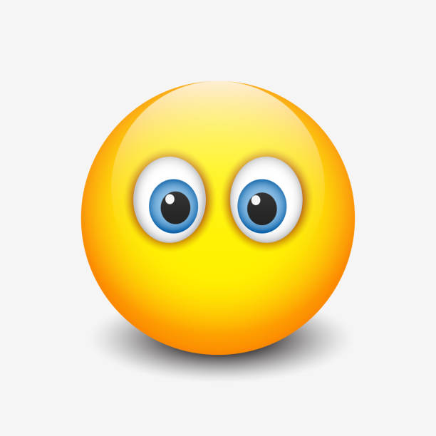 Cute Silent Emoticon Smiley Without Mouth Emoji Vector
