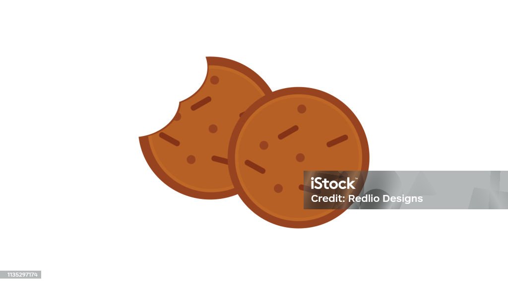 Biscuits icon Circle stock vector