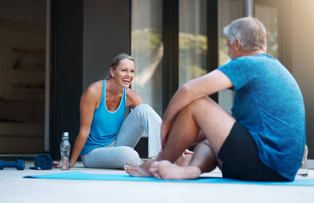 istock Having a good laugh after our morning workout 1135297619
