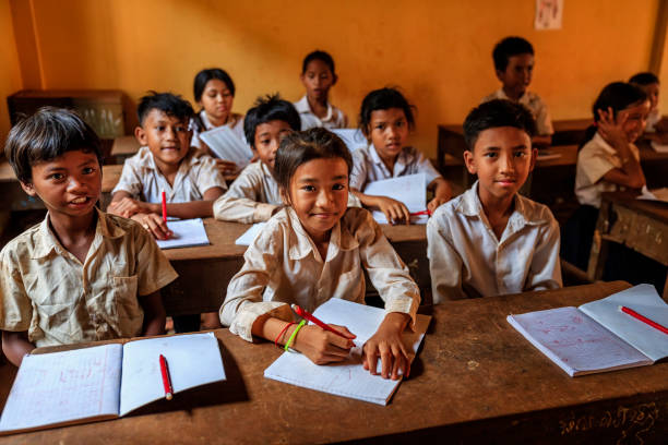 istock Cambodian school children during class, Tonle Sap, Cambodia 1135298969