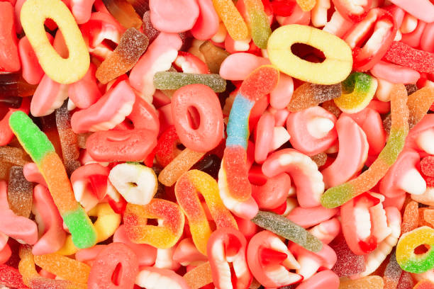 istock Assorted gummy candies. Top view. Jelly  sweets. 1135302962