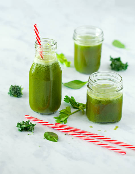 istock Fresh homemade green juice 1135308334
