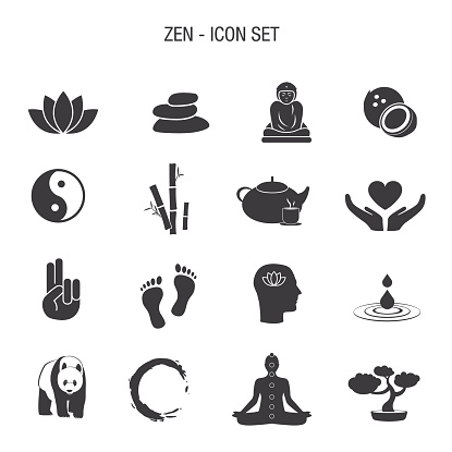 Vector of Zen Icon Set