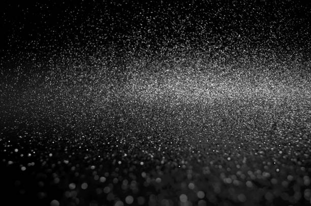 istock Soft image abstract bokeh black and white colors with light background.Monotone night light elegance,smooth sparkling glittering backdrop or artwork design for roman and celebration. 1135315350