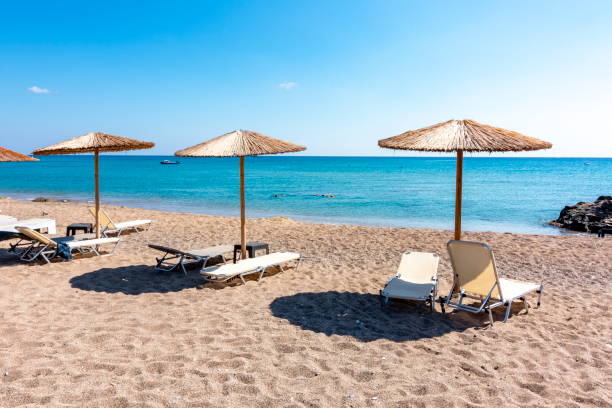 istock Stegna beach, Rhodes island, Greece 1135317579