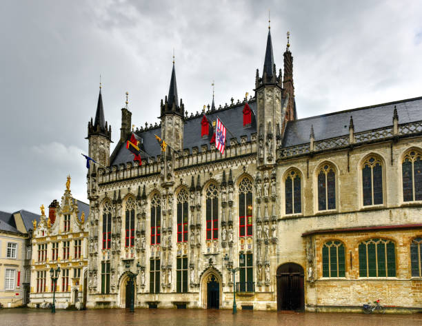 istock Burg Square Town Hall - Bruges, Belgium 1135318235