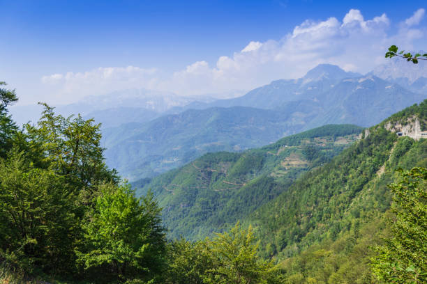 istock Mountain landscape in the summer cloudy day 1135319694