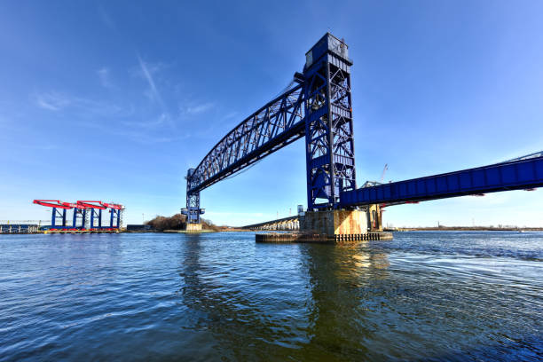 istock Goethals Bridge and Arthur Kill Vertical Lift Bridge 1135323291