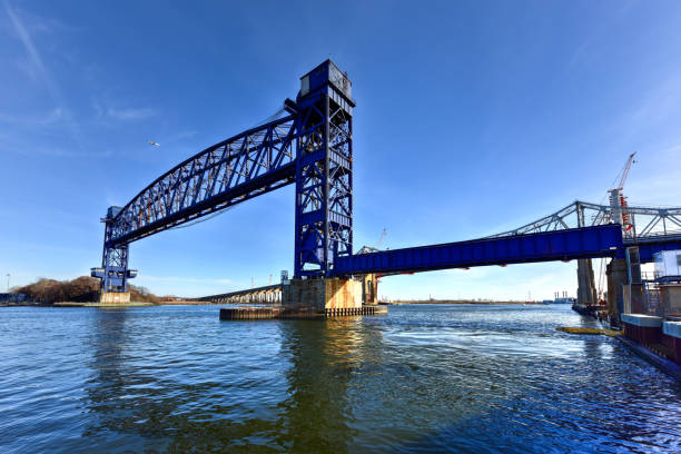 istock Goethals Bridge and Arthur Kill Vertical Lift Bridge 1135323356
